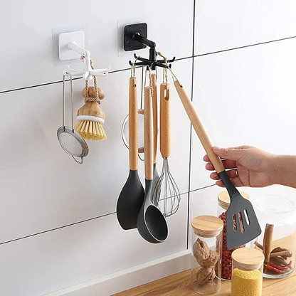 Sollievo 360° Rotating Self-Adhesive Utility Hook