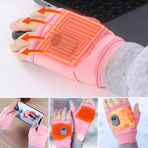 Sollievo Rechargeable Heated Fingerless Gloves