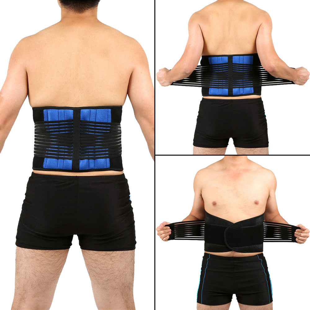 Double Pull Adjustable Lumbar Support Belt - The Natural Posture