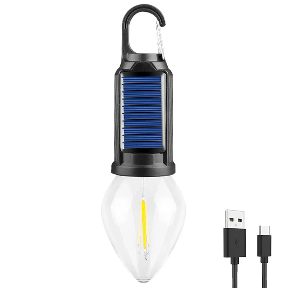 Sollievo Solar Rechargeable Hooked Camping Lantern