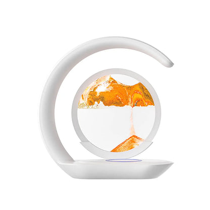 Sollievo 3D Sand Art Lamp with Wireless Charger